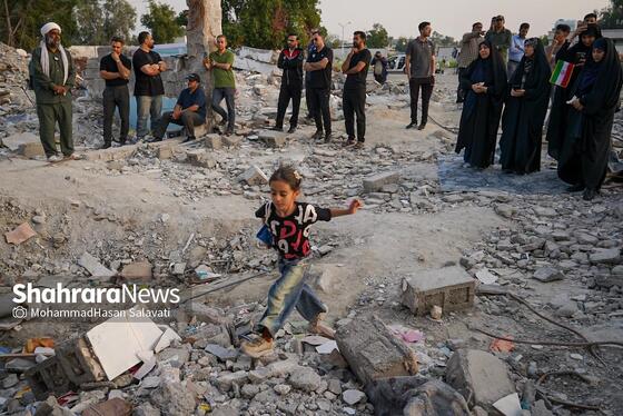 گزارش تصویری | مدرسه شجره طیبه میناب ، قتلگاه ۱۵۵ کودک شهید