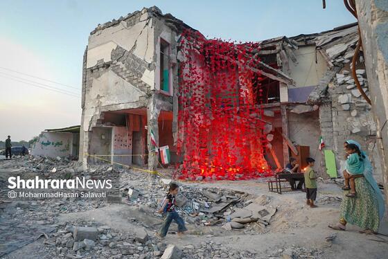 گزارش تصویری | مدرسه شجره طیبه میناب ، قتلگاه ۱۵۵ کودک شهید