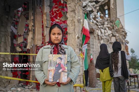 گزارش تصویری | مدرسه شجره طیبه میناب ، قتلگاه ۱۵۵ کودک شهید