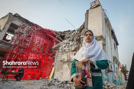 گزارش تصویری | مدرسه شجره طیبه میناب ، قتلگاه ۱۵۵ کودک شهید