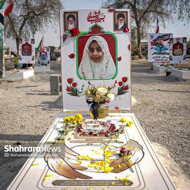 گزارش تصویری | دختران میناب، فرزندان ایران | به مناسبت روز دختر از گلزار شهدای میناب