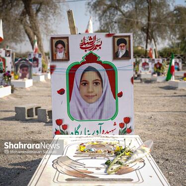 گزارش تصویری | دختران میناب، فرزندان ایران | به مناسبت روز دختر از گلزار شهدای میناب