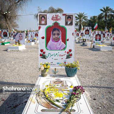 گزارش تصویری | دختران میناب، فرزندان ایران | به مناسبت روز دختر از گلزار شهدای میناب