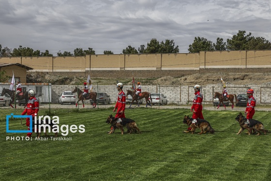 گزارش تصویری | مانور امدادگران جمعیت هلال احمر