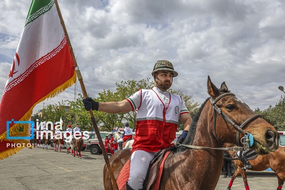 گزارش تصویری | مانور امدادگران جمعیت هلال احمر