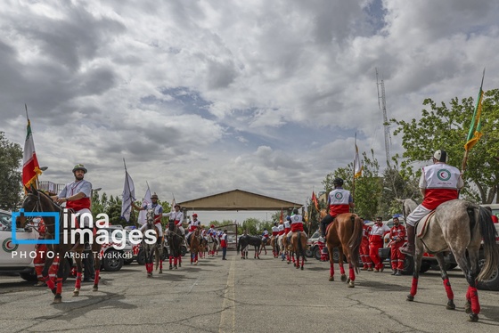 گزارش تصویری | مانور امدادگران جمعیت هلال احمر