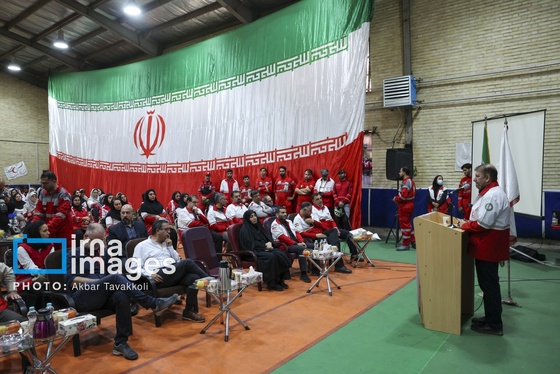 گزارش تصویری | مانور امدادگران جمعیت هلال احمر