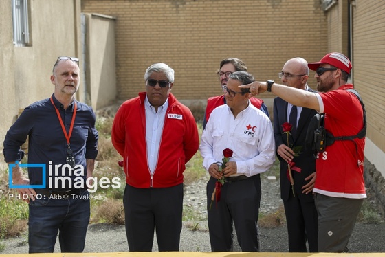 گزارش تصویری | مانور امدادگران جمعیت هلال احمر