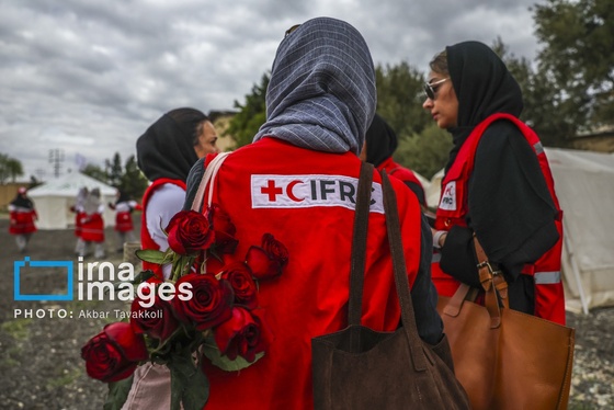 گزارش تصویری | مانور امدادگران جمعیت هلال احمر