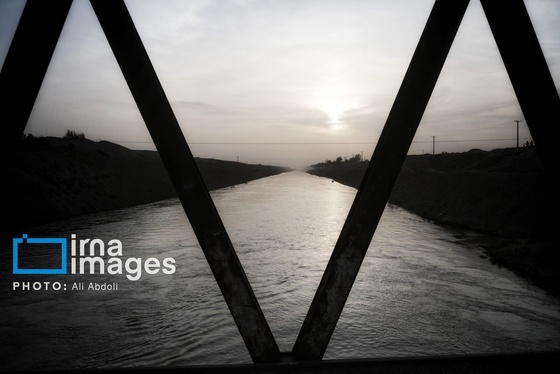 گزارش تصویری | ورود آب به سیستان پس از سال‌ها خشکسالی