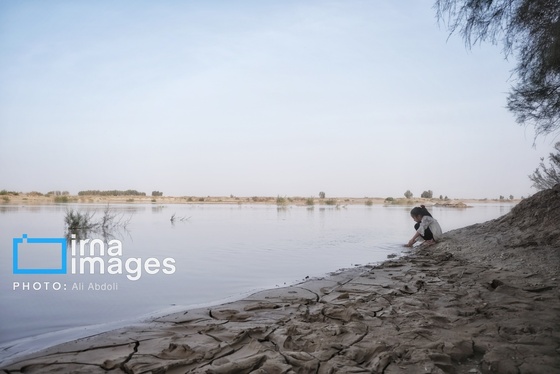 گزارش تصویری | ورود آب به سیستان پس از سال‌ها خشکسالی