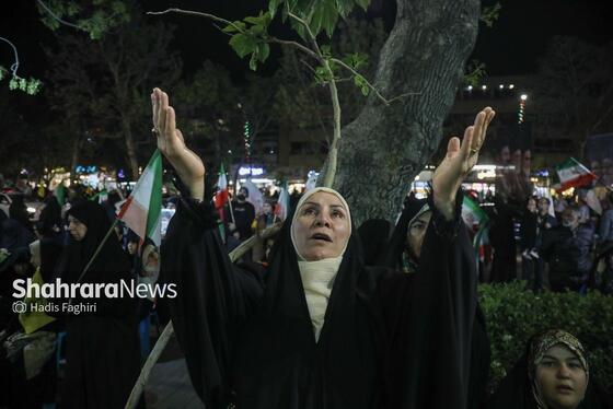 گزارش تصویری | پنجاهمین شب حضور  حماسی مردم در خیابان