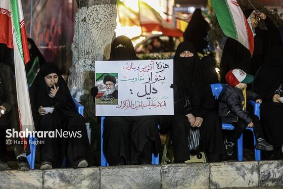 گزارش تصویری | پنجاهمین شب حضور  حماسی مردم در خیابان