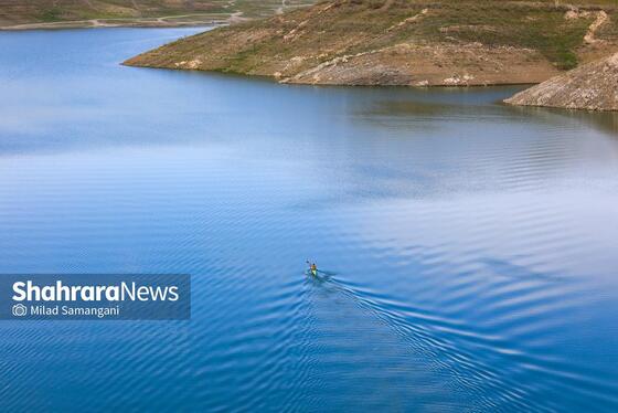 گزارش تصویری | طبیعت بهاری و وضعیت ذخیره سد طرق مشهد