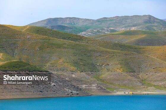 گزارش تصویری | طبیعت بهاری و وضعیت ذخیره سد طرق مشهد