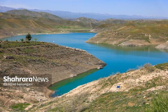 گزارش تصویری | طبیعت بهاری و وضعیت ذخیره سد طرق مشهد