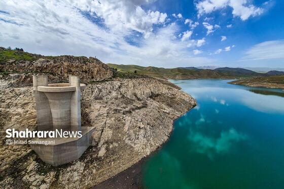 گزارش تصویری | طبیعت بهاری و وضعیت ذخیره سد طرق مشهد