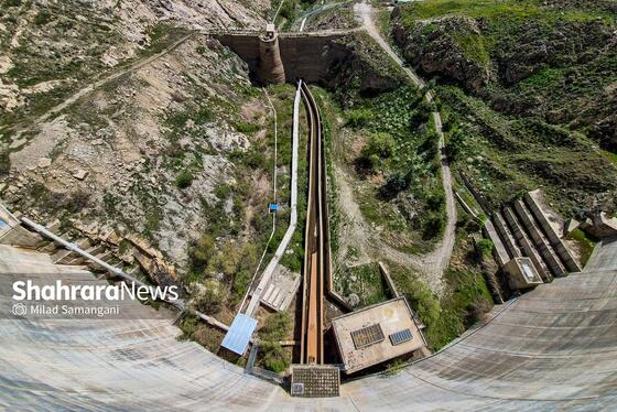 گزارش تصویری | طبیعت بهاری و وضعیت ذخیره سد طرق مشهد