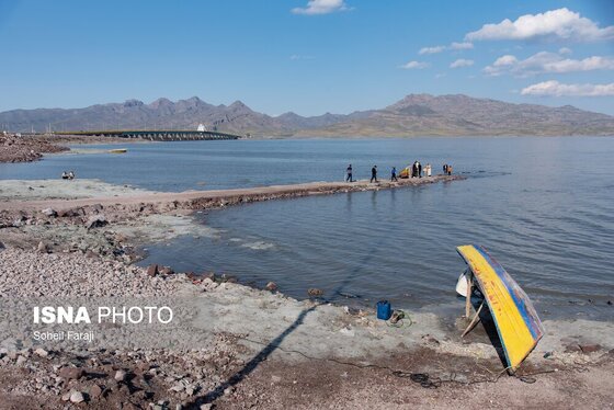 گزارش تصویری | بارندگی، روزنه امید دریاچه ارومیه