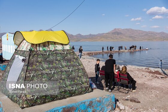گزارش تصویری | بارندگی، روزنه امید دریاچه ارومیه