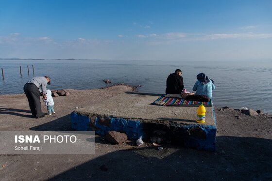 گزارش تصویری | بارندگی، روزنه امید دریاچه ارومیه