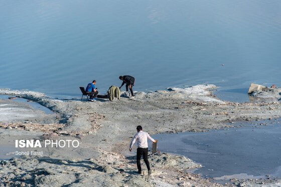 گزارش تصویری | بارندگی، روزنه امید دریاچه ارومیه