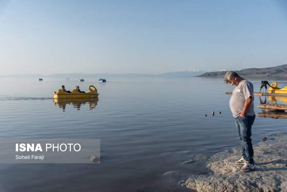گزارش تصویری | بارندگی، روزنه امید دریاچه ارومیه