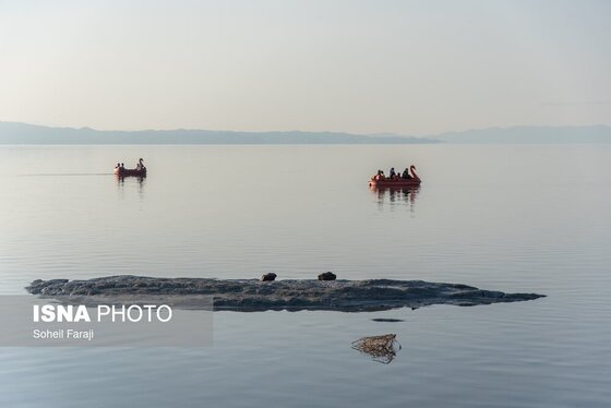گزارش تصویری | بارندگی، روزنه امید دریاچه ارومیه