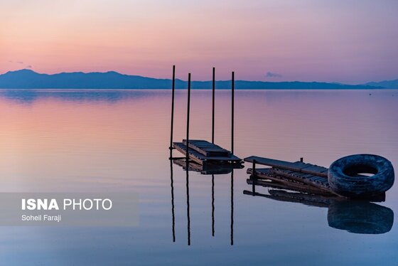 گزارش تصویری | بارندگی، روزنه امید دریاچه ارومیه