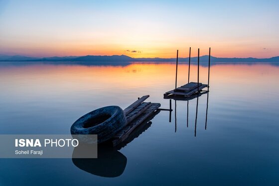 گزارش تصویری | بارندگی، روزنه امید دریاچه ارومیه
