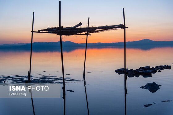 گزارش تصویری | بارندگی، روزنه امید دریاچه ارومیه