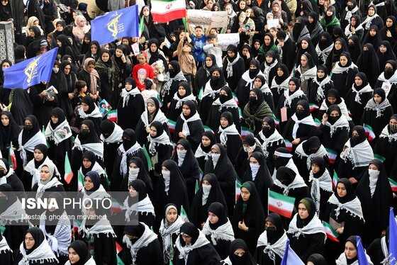 گزارش تصویری | اجتماع بزرگ دختران و بانوان جان فدا - اهر