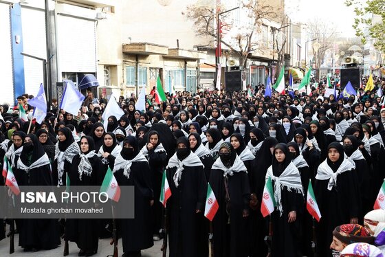 گزارش تصویری | اجتماع بزرگ دختران و بانوان جان فدا - اهر