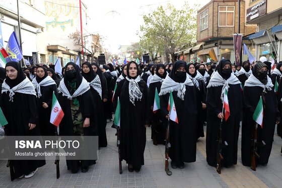 گزارش تصویری | اجتماع بزرگ دختران و بانوان جان فدا - اهر