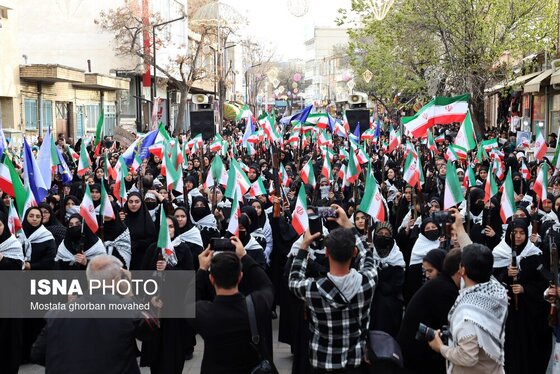 گزارش تصویری | اجتماع بزرگ دختران و بانوان جان فدا - اهر