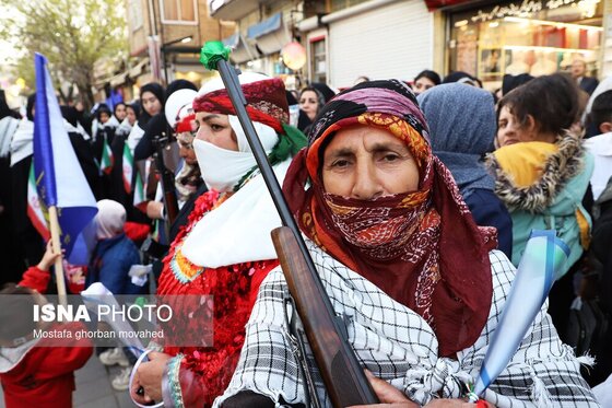 گزارش تصویری | اجتماع بزرگ دختران و بانوان جان فدا - اهر