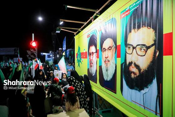 گزارش تصویری | پنجاه و یکمین شب حضور حماسی مردم در خیابان‌ها در حمایت از مردم لبنان