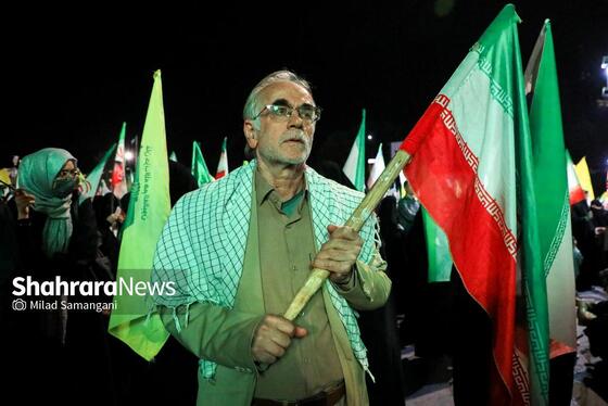 گزارش تصویری | پنجاه و یکمین شب حضور حماسی مردم در خیابان‌ها در حمایت از مردم لبنان