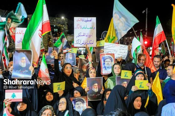 گزارش تصویری | پنجاه و یکمین شب حضور حماسی مردم در خیابان‌ها در حمایت از مردم لبنان