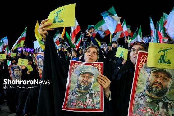 گزارش تصویری | پنجاه و یکمین شب حضور حماسی مردم در خیابان‌ها در حمایت از مردم لبنان