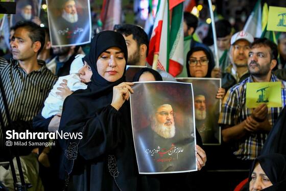 گزارش تصویری | پنجاه و یکمین شب حضور حماسی مردم در خیابان‌ها در حمایت از مردم لبنان