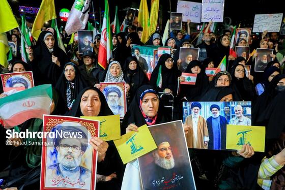 گزارش تصویری | پنجاه و یکمین شب حضور حماسی مردم در خیابان‌ها در حمایت از مردم لبنان