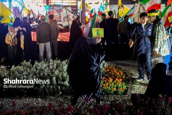 گزارش تصویری | پنجاه و یکمین شب حضور حماسی مردم در خیابان‌ها در حمایت از مردم لبنان