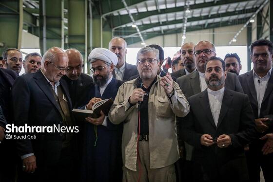 گزارش تصویری | آیین بهره‌برداری از سوله زیربنایی خط دو قطار شهری مشهد مقدس و تاسیسات مرتبط