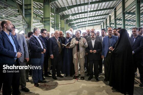 گزارش تصویری | آیین بهره‌برداری از سوله زیربنایی خط دو قطار شهری مشهد مقدس و تاسیسات مرتبط