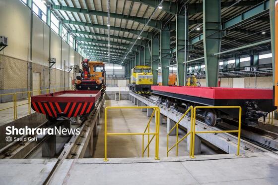 گزارش تصویری | آیین بهره‌برداری از سوله زیربنایی خط دو قطار شهری مشهد مقدس و تاسیسات مرتبط