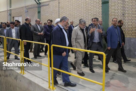 گزارش تصویری | آیین بهره‌برداری از سوله زیربنایی خط دو قطار شهری مشهد مقدس و تاسیسات مرتبط