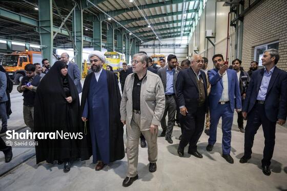 گزارش تصویری | آیین بهره‌برداری از سوله زیربنایی خط دو قطار شهری مشهد مقدس و تاسیسات مرتبط