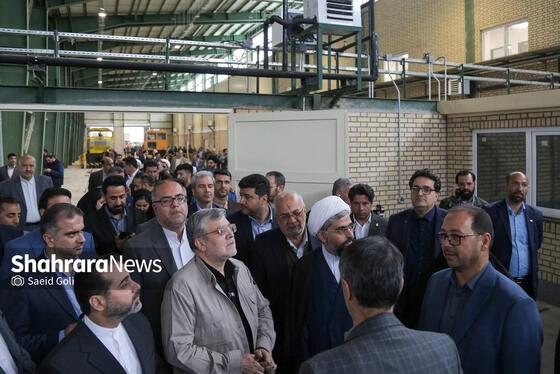 گزارش تصویری | آیین بهره‌برداری از سوله زیربنایی خط دو قطار شهری مشهد مقدس و تاسیسات مرتبط