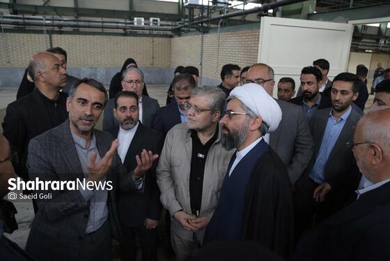 گزارش تصویری | آیین بهره‌برداری از سوله زیربنایی خط دو قطار شهری مشهد مقدس و تاسیسات مرتبط